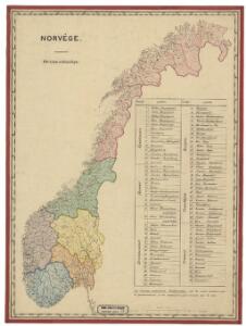 Statistikk kart 13-a: Norvège. Division ecclesiastique