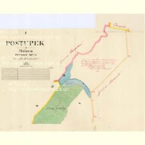 Postupek - m2382-1-001 - Kaiserpflichtexemplar der Landkarten des stabilen Katasters