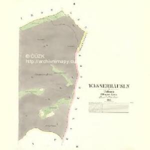 Wasserhäusln - c8717-2-002 - Kaiserpflichtexemplar der Landkarten des stabilen Katasters