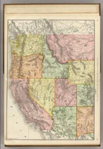 Commercial Map, Denver to Pacific Coast.