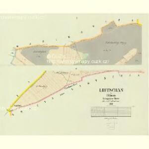 Libtschan - c3977-1-001 - Kaiserpflichtexemplar der Landkarten des stabilen Katasters