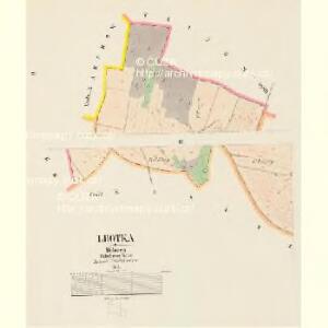 Lhotka - c0695-1-002 - Kaiserpflichtexemplar der Landkarten des stabilen Katasters
