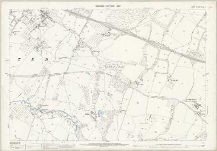Kent XLIII.5 (includes: Bearstead; Hollingbourne; Leeds; Thurnham) - 25 Inch Map