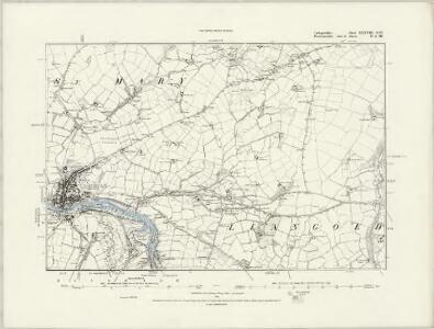 Cardiganshire XXXVIII.SE - OS Six-Inch Map