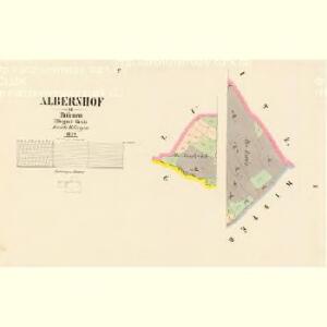 Albernhof - c0005-1-001 - Kaiserpflichtexemplar der Landkarten des stabilen Katasters