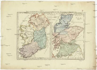 Postkarte von Scotland und Ireland