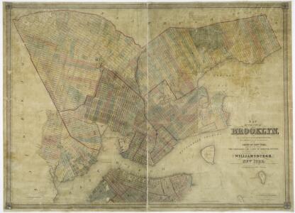 Map of the city of Brooklyn, as laid out by commissioners, and confirmed by acts of the Legislature of the state of New York : made from actual surveys, the farm lines and names of original owners, being accurately drawn from authentic sources, containin