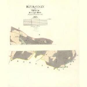 Ržikonin - m2682-1-001 - Kaiserpflichtexemplar der Landkarten des stabilen Katasters