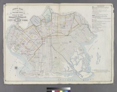 Index Map to Volume Two. Atlas of the Brooklyn Borough of the City of New York.