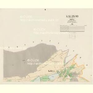 Kalliwod - c2989-1-002 - Kaiserpflichtexemplar der Landkarten des stabilen Katasters