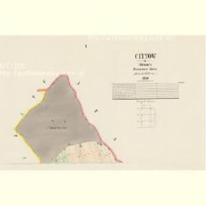 Cittow - c0765-1-001 - Kaiserpflichtexemplar der Landkarten des stabilen Katasters