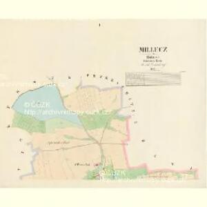 Millecz - c4645-1-001 - Kaiserpflichtexemplar der Landkarten des stabilen Katasters