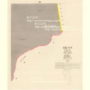 Tienn (Tien) - c7885-1-010 - Kaiserpflichtexemplar der Landkarten des stabilen Katasters