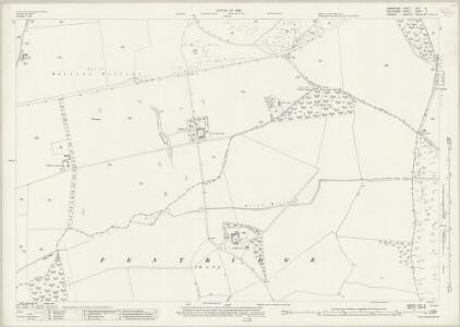 Hampshire and Isle of Wight LIVA.2 (includes: Bower Chalke; Broad Chalke; Martin; Pentridge) - 25 Inch Map