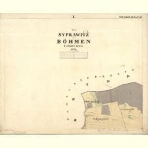 Syprawitz - c7606-1-001 - Kaiserpflichtexemplar der Landkarten des stabilen Katasters