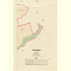 Blsko - c0230-1-002 - Kaiserpflichtexemplar der Landkarten des stabilen Katasters