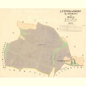 Ludwigsdorf (Ludwikow) - m1650-1-001 - Kaiserpflichtexemplar der Landkarten des stabilen Katasters