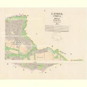 Landek (Otrossjn) - c5596-1-002 - Kaiserpflichtexemplar der Landkarten des stabilen Katasters