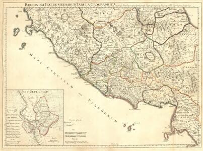 Regionum Italiae mediarum Tabula Geographica