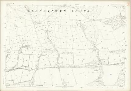 Glamorgan XXXIV.10 (includes: Laleston; Llangynwyd Lower; Newcastle Higher; Tythegston Higher) - 25 Inch Map