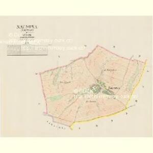 Nausowa (Nauzow) - c5188-1-001 - Kaiserpflichtexemplar der Landkarten des stabilen Katasters