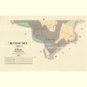 Kurschin (Kržin) - c3351-1-002 - Kaiserpflichtexemplar der Landkarten des stabilen Katasters