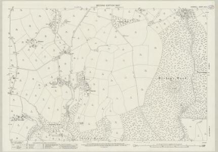 Cornwall LVII.4 (includes: Kenwyn; St Allen; St Clement; St Erme) - 25 Inch Map
