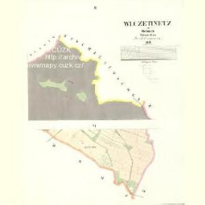 Wlczetinetz - c8664-1-002 - Kaiserpflichtexemplar der Landkarten des stabilen Katasters
