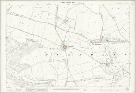 Gloucestershire XLII.6 (includes: Bisley with Lypiatt; Miserden; Painswick) - 25 Inch Map