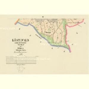 Köstlwald - c3415-2-003 - Kaiserpflichtexemplar der Landkarten des stabilen Katasters