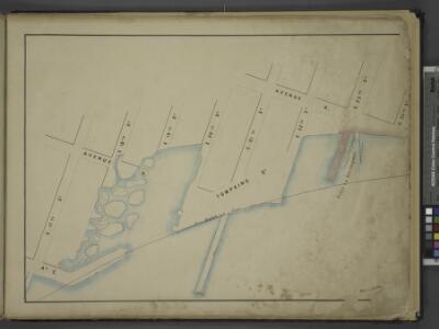 [Map bounded by Avenue B, Avenue A, E. 24th St,       Bulkhead Line, E. 17th St; Including Avenue C, Tompkins St, E. 18th St, E. 19th  St, E. 20th St, E. 21st St, E. 22nd St, E. 23rd St, Ferry to Greenpoint]