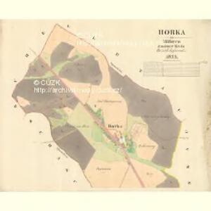 Horka - m0762-1-001 - Kaiserpflichtexemplar der Landkarten des stabilen Katasters