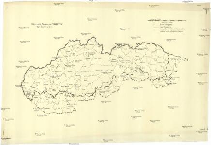 Administrative Gliederung der Slowakei 1930