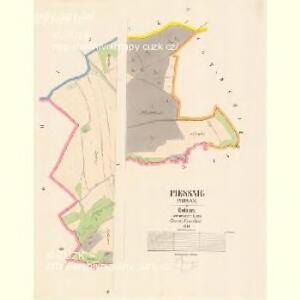 Pisek - c5780-1-003 - Kaiserpflichtexemplar der Landkarten des stabilen Katasters