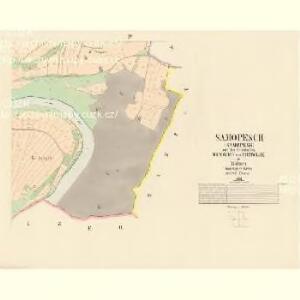 Samopesch (Samopess) - c6742-1-003 - Kaiserpflichtexemplar der Landkarten des stabilen Katasters