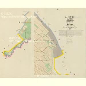 Lusche (Luže) - c4326-1-001 - Kaiserpflichtexemplar der Landkarten des stabilen Katasters