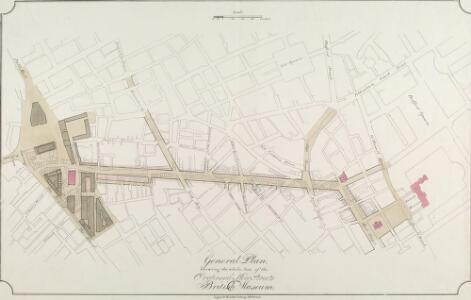 General Plan, shewing the whole line of the Proposed New Street to the British Museum