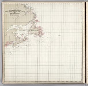 Grand Banks Region, Index Chart for Ice Data Tables