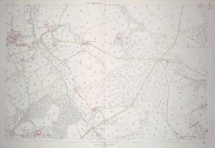 Devon LXIV.9 (includes: Ashbury; Inwardleigh; Northlew) - 25 Inch Map