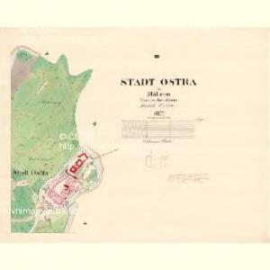Ostra - m3198-1-003 - Kaiserpflichtexemplar der Landkarten des stabilen Katasters