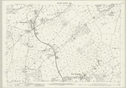 Cornwall LXX.13 (includes: Breage; Crowan; Sithney) - 25 Inch Map