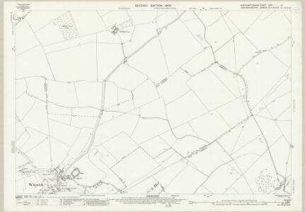 Northamptonshire XXVII.8 (includes: Great Gidding; Hamerton; Little Gidding; Luddington; Steeple Gidding; Winwick) - 25 Inch Map