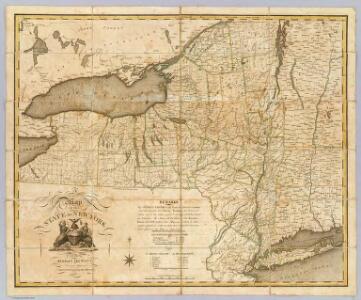 A Map of the State Of New York.