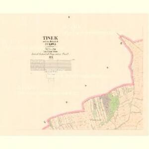 Tisek - c7911-1-001 - Kaiserpflichtexemplar der Landkarten des stabilen Katasters