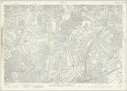 London (1915- Numbered sheets) IX.6 (includes: Camberwell; Lambeth St Mary) - 25 Inch Map
