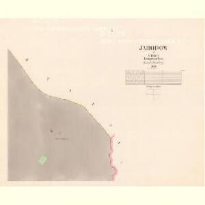 Jahodow - c2734-1-002 - Kaiserpflichtexemplar der Landkarten des stabilen Katasters