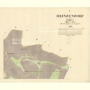 Heinzendorf - m0684-1-002 - Kaiserpflichtexemplar der Landkarten des stabilen Katasters