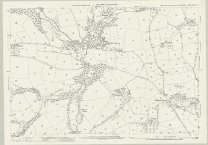 Cornwall XXXVII.13 (includes: Landrake with St Erney; Menheniot; Quethiock; St Germans) - 25 Inch Map