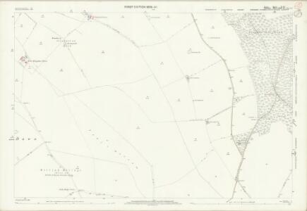 Dorset X.14 (includes: Cranborne; Martin) - 25 Inch Map