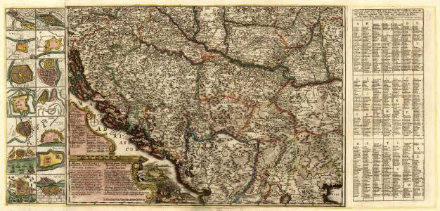 Mappa Geographica Novissima et accuratissima Regni Hungariae Inferioris
